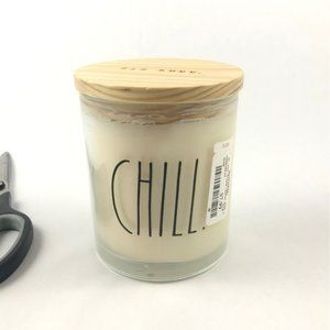 Rae Dunn Chill 10.5 oz Scented Candle Eucalyptis Mint Brand New Farmhouse Style